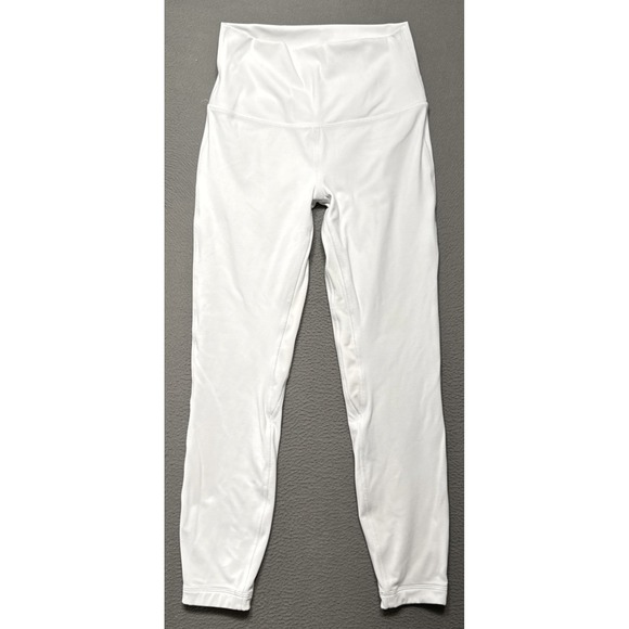 Lululemon‎ Align Leggings Pants 22x24 White Pilates Yoga Performance Gym Comfort - Picture 1 of 11